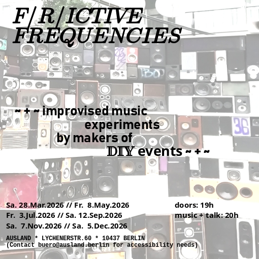 poster of frictive frequencies 2026