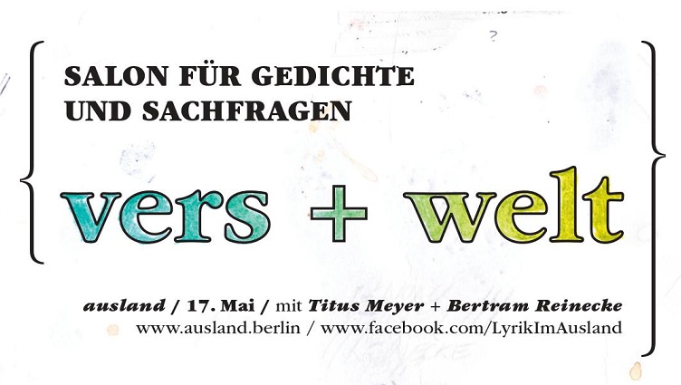 Image for Vers + Welt: Titus Meyer | Wittgenstein, Grenzen