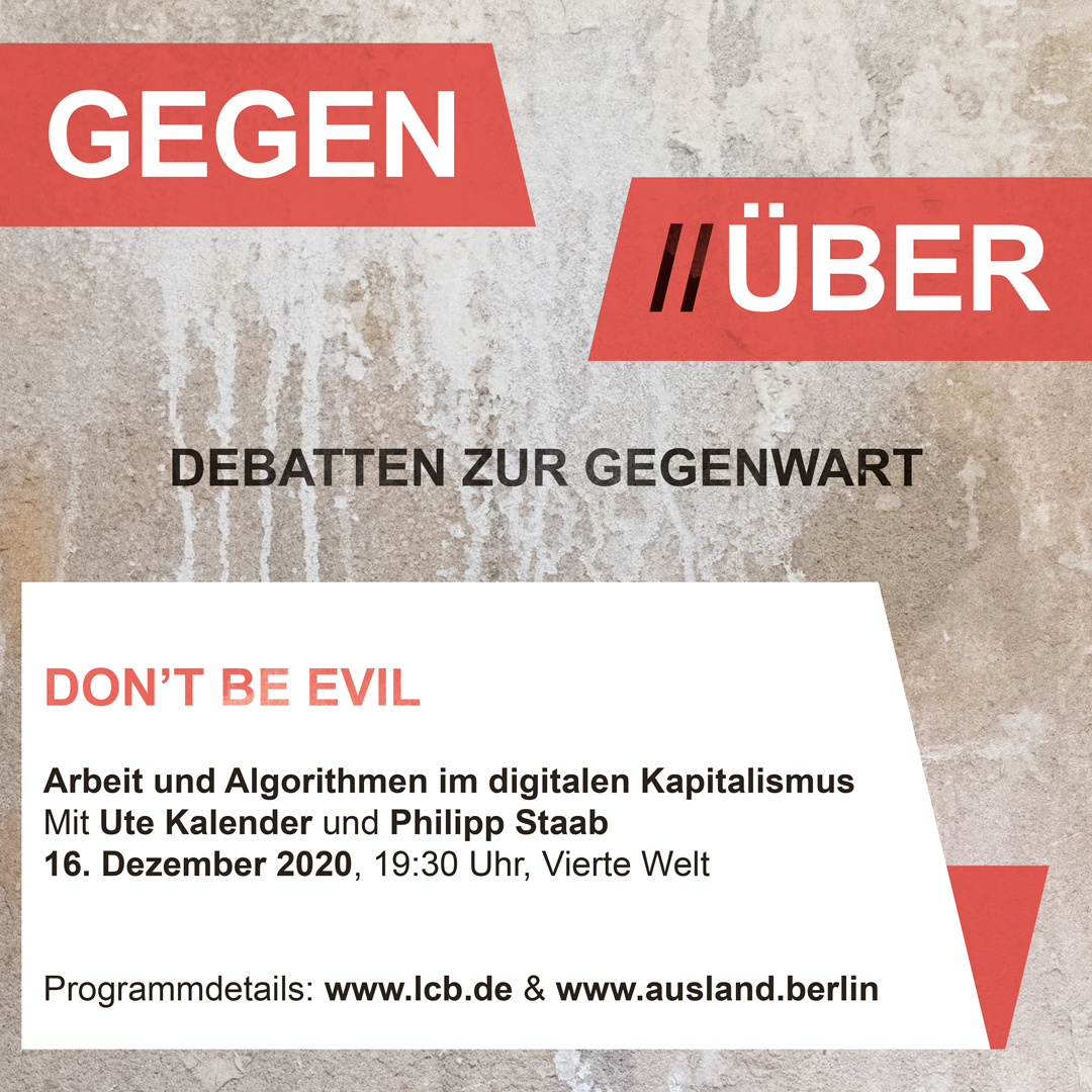 Image for Gegen//Über: Don't be evil [livestream]